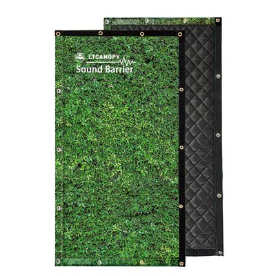 Litong Dekorativ Grünes Blatt Schalldichtes Datenschutzeschirm Außen Tennisplatz Schallbarriere Akustische Decke