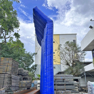 Baustelle Litong Gebrauch Blau Pvc aufblasbare Geräuschkontrolle Schallschranke Wand