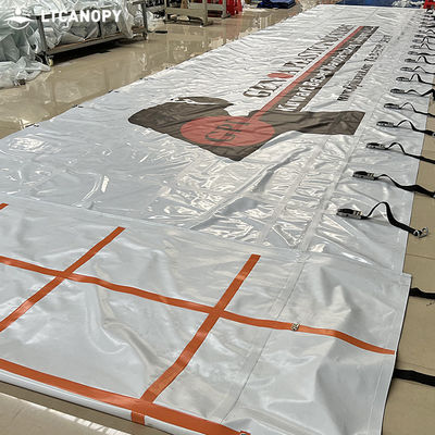 Litong China Fabrik Direktpreis Reißfestes PVC Seitenwand-Anhänger-Planenmaterial