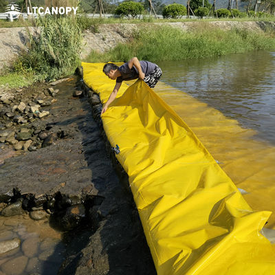 Litong China Fabrik Schnell Damm Tragbarer Hochwasserschutz Selbstaufrichtende Hochwasserbarriere zum Verkauf