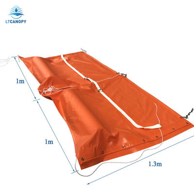 Litong Kundenspezifisches hochwertiges 600 g/m² PVC-Gewebe zur Verhinderung von Ölaustritten durch schwimmende Ölsperren