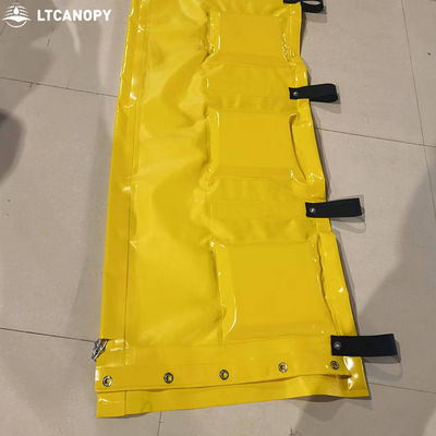 Litong Schutz des Ozeans Verhinderung von Ölverschmutzungen Eindämmungslösung PVC schwimmender Zaun Boom Silt Vorhang