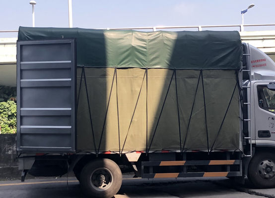 Litong Maßgeschneiderte Outdoor-Hochleistungs-wasserdichte und feuerfeste PVC-Planen-LKW-Abdeckung