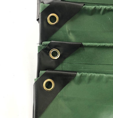 Litong Hochwertige Ripstop-Plane, dunkelgrüne Farbe, PVC-beschichtet, wasserdicht für LKW, LKW-Abdeckung, Plane, PVC-Seitenwand