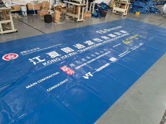 Litong Hersteller Semi-Trailer PVC-Beschichtete Stoffe Drucklogo Lkw-Bedeckungen PVC-Platten Seitenvorhang