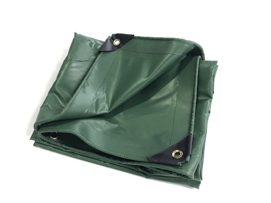 Litong Hochwertige Ripstop-Plane, dunkelgrüne Farbe, PVC-beschichtet, wasserdicht für LKW, LKW-Abdeckung, Plane, PVC-Seitenwand
