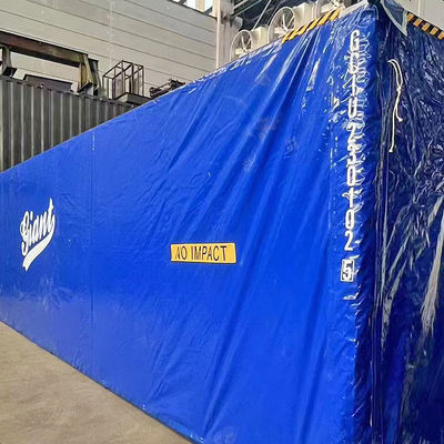 Litong Eco-Friendly Box Form Versand Container Abdeckung Tarp Blau 750gsm PVC Tarpaulin Abdeckung