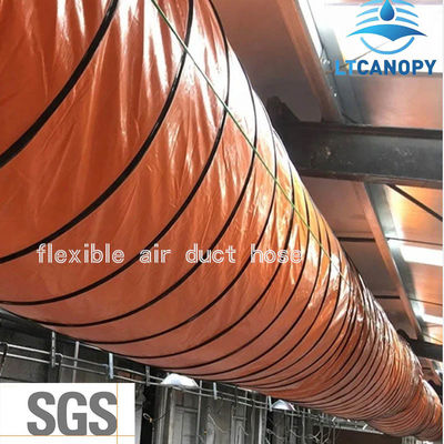 Bestseller Minen Lüftungskanal Tragbarer Bläser Schlauch Flexibler Lüftungskanal PVC-Laminat überzogenem Gewebe Hersteller