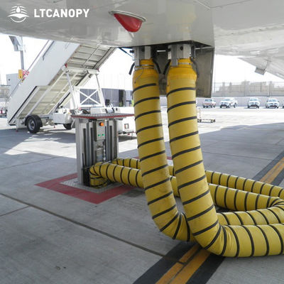 Litong Flexibler PVC-Luftschlauch, schwer entflammbarer PVC-Ventilationskanal für Flughäfen