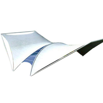 Hochwertiges, weißes, PVC-beschichtetes Landschafts-Zugmembran-Gewebe für Sonnenschirme, Festigkeitsmembran-Struktur-Gewebe, Dach