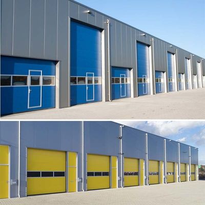 Großer Verkauf Kaltlagerung Rollende Klapprollenläden Schnelle PVC Stoff Tür Elektrische Pvc schnelle automatische Tür