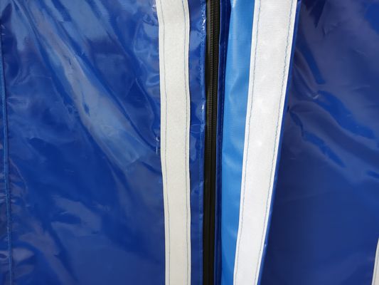 Litong Kundenspezifische, gewerbliche, strapazierfähige blaue LKW-Planenabdeckung, bedruckte Planen, Segeltuchplane