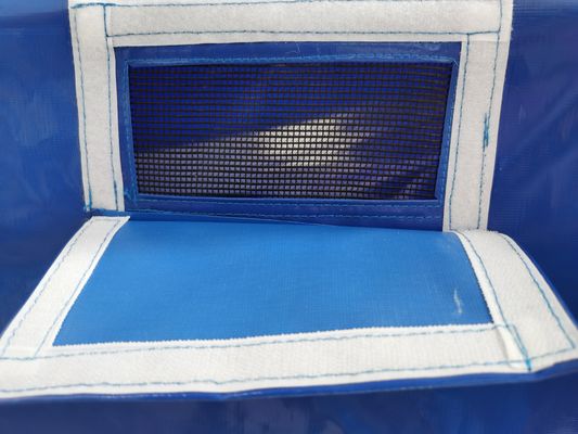 Litong Kundenspezifische, gewerbliche, strapazierfähige blaue LKW-Planenabdeckung, bedruckte Planen, Segeltuchplane