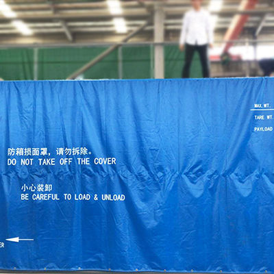 Wasserdichte blaue PVC-Sonderanfertigung Planen für Container-LKW-Planen PVC-beschichtetes Gewebe LKW-Seitenwand