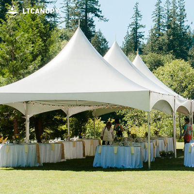 Litong Hochzugsfestigkeit Außenwasserdicht PVC-Abdeckung Tarp UV-dicht Pagode Zelt Dachzelt Zelt für Veranstaltung