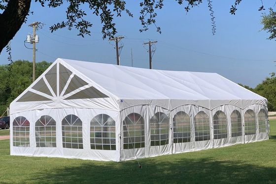Litong Wasserdichtes Outdoor-Eventzelt Weiß 20x30m Festzelt Partyzelt