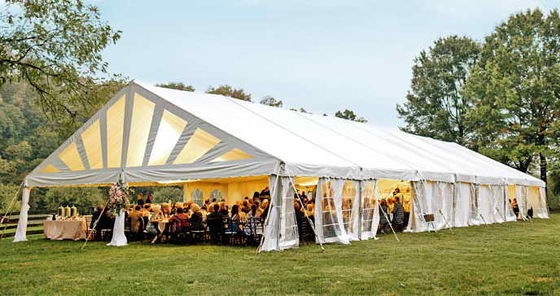 Litong Wasserdichtes Outdoor-Eventzelt Weiß 20x30m Festzelt Partyzelt