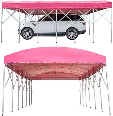 Litong Große mobile Push-Pull Canopy Außententelt Rückziehbares Zelt Klappkante Sonnenschirm Parkhütte