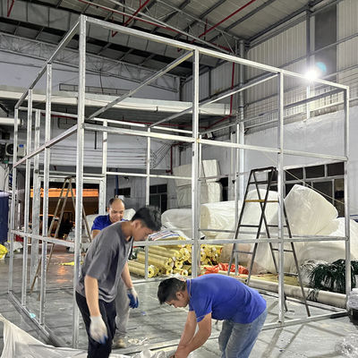 Litong Fabrik Direktpreis Außenverzinkte Struktur Rahmen Zelt Unterstützung Custom