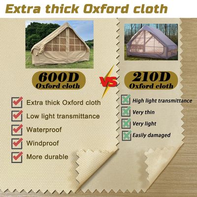Litong Dauerhaft 600D Oxford Stoff Leinwand Zelt aufblasbare Hütte Zelt für Camping
